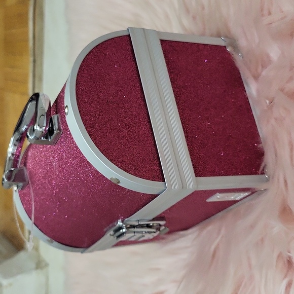 Brand New CABOODLES Y2K GLITTER MINI MAKE-UP TRAIN COSMETICS CASE - Picture 2 of 8